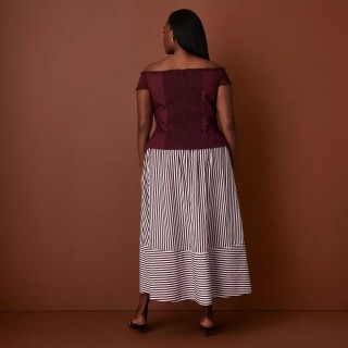 Rosie Assoulin x Target Off the Shoulder Poplin Button-Down Shirt
