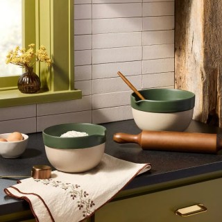 Hearth & Hand with Magnolia Ceramic Mixing Bowls (Set of 2)