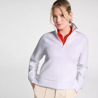 CALIA Women's Golf Soft Scuba 1/4 Zip Sweatshirt