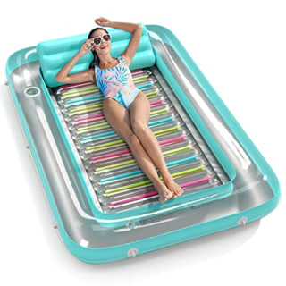 Jasonwell Inflatable Tanning Pool Lounger Float