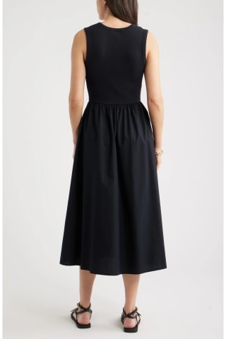 Caslon Mixed Media Dress