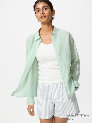 Uniqlo Women's Premium Linen Shirt