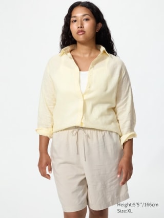 Uniqlo Women's Premium Linen Shirt