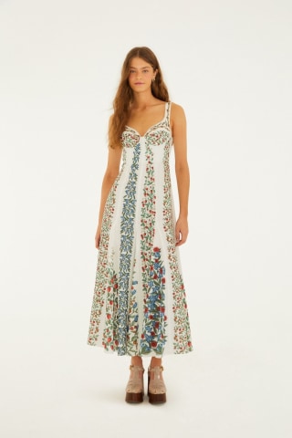Farm Rio Off-white fruit beauty maxi dress