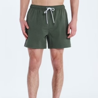 Free Assembly Men's Swim Stretch Seersucker Board Shorts
