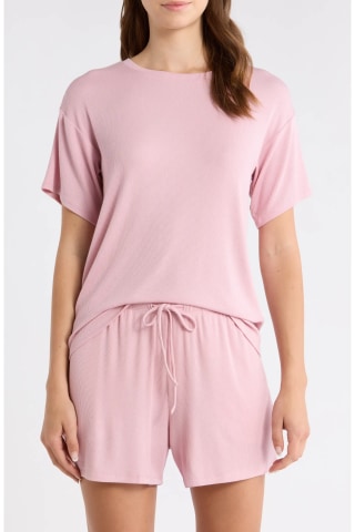 Nordstrom Moonlight Eco Easy Rib Short Pajamas