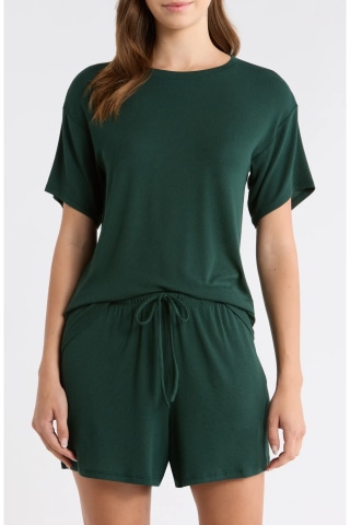 Nordstrom Moonlight Eco Easy Rib Short Pajamas
