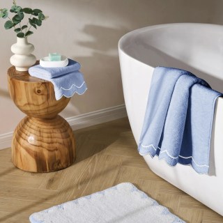 Peri Home Scallop 4-Piece Towel Set