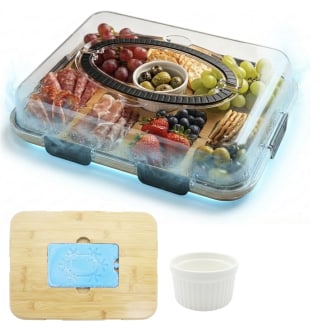 Tovice Charcuterie Board with Lid & Ice