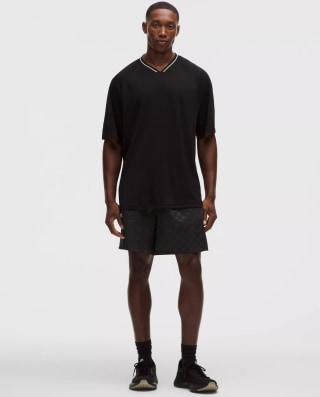 Checkerboard Satin Gym Short