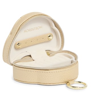 Nordstrom Croissant Faux Leather Jewelry Box