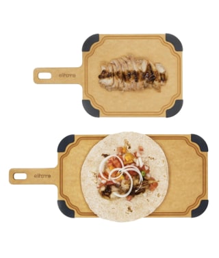 Eli Home Paddle Series Cutting & Serving Board Two-in-One Set
