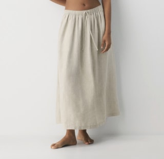 Aritzia Socialite Linen Skirt