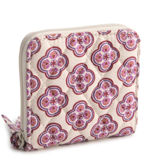 Vera Bradley Outlet Cotton Essential Small Zip-Around Wallet
