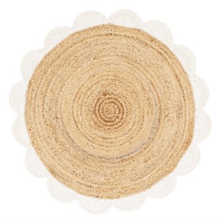 Gracie Oaks Cosner Hand Braided Area Rug