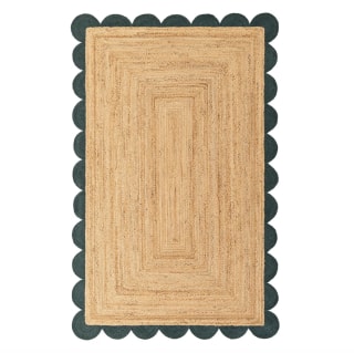 Gracie Oaks Cosner Hand Braided Area Rug