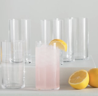 Luigi Bormioli Top Class Beverage Drinking Glasses (Set of 6)