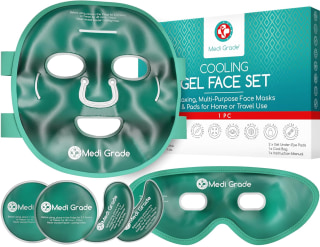 Medi Grade Face Ice Pack and Cooling Eye Mask Set
