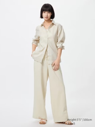 Uniqlo Linen Blend Easy Pants