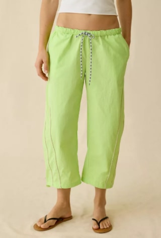 BDG Fast Track Low-Rise Cropped Nylon Pants