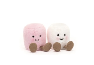 Jellycat Amuseables Pink and White Marshmallows