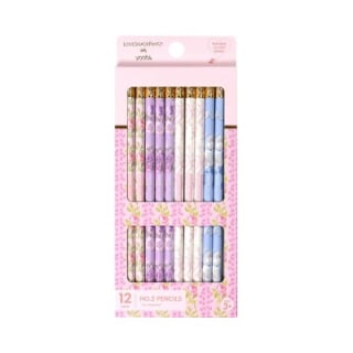 LoveShackFancy x Target Yoobi No. 2 Pencils (12 Pack)