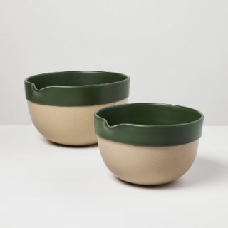 Hearth & Hand with Magnolia Ceramic Mixing Bowls (Set of 2)