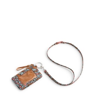 Vera Bradley Women's Printed Zip ID Breakaway Lanyard