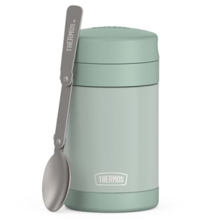 Thermos Vaccum Insulated Stainless Steel Food Jar with spoon, 16 oz