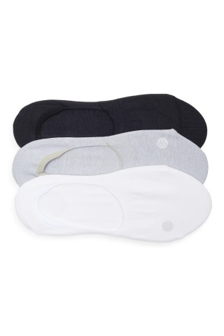 Zella Assorted No-Show Sneaker Socks (3 Pack)