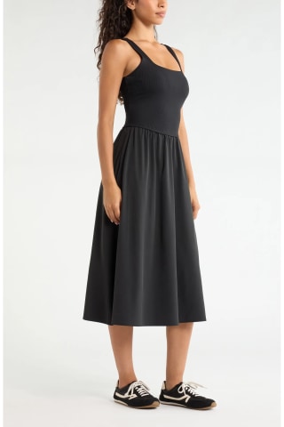Zella Effortless Sleeveless Midi Dress
