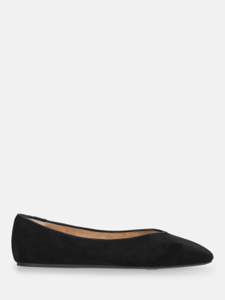 Scenario Faux Suede Ballet Flats