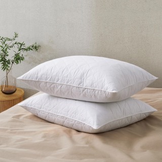 Peace Nest Hotel Quality Goose Feather Bed Pillows (Set of 2)