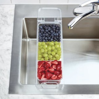 Copco Over the Sink Colander Fridge Storage Bin