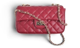 Feversole Quilted Vegan Leather Crossbody Bag