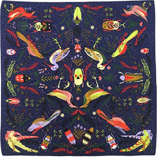 Julunar Satin Large Square Scarf