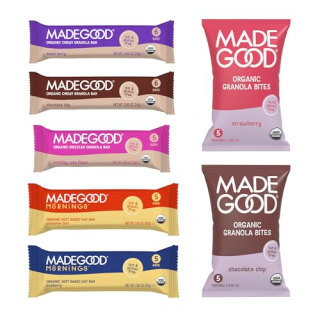 MadeGood Granola Bars and Bites Variety Pack
