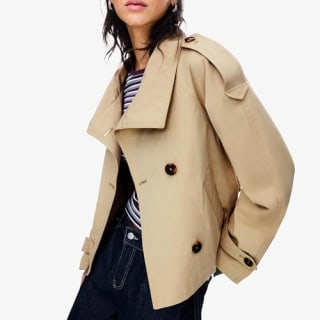 Maohao Women's Cropped Trench Coat
