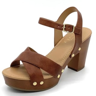 Stylish S Chunky Platform Heel Sandals