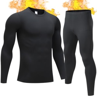 Thermal Fleece Lined Underwear for Men