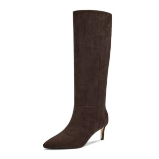 Wetkiss Suede Knee High Boots