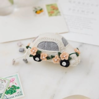 Craftspring Just Married Wedding Car Ornament