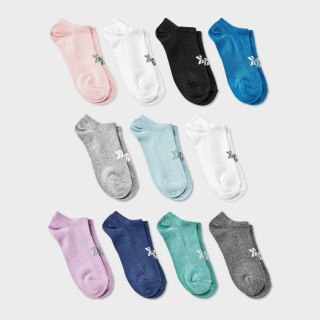 All in Motion Women's Lightweight Everyday No Show Socks (11 Pack)