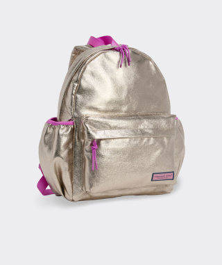 Vineyard Vines Girls Metallic Backpack