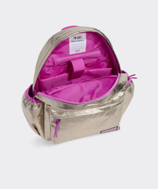 Vineyard Vines Girls Metallic Backpack