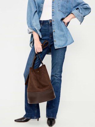 Old Navy Large Preppy Bucket Bag
