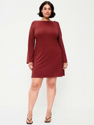 Old Navy Low-Back Flare Mini Dress