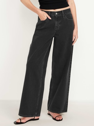 Old Navy Mid-Rise Wow Baggy Wide-Leg Jeans