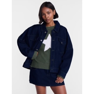 No Boundaries Oversized Denim Cotton Jacket