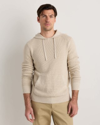 Quince Cotton Cashmere Waffle Hoodie